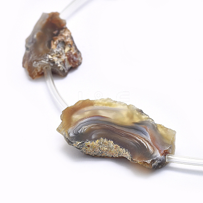 Natural Agate Beads Strands G-I213-14-1