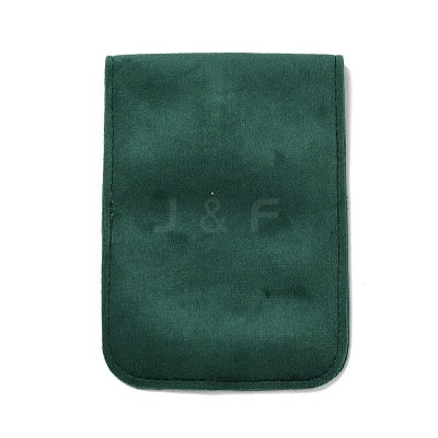 Velvet Jewelry Storage Pouches with Snap Button for Bracelets Necklaces Earrings ABAG-P013-01C-1