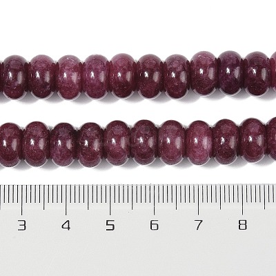 Dyed Natural White Jade Beads Strands G-G107-A19-01-1