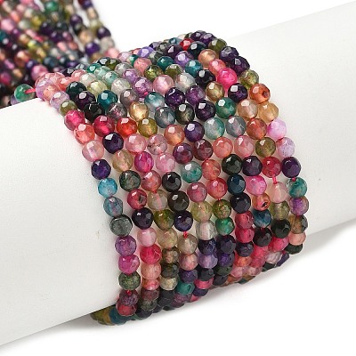 Natural Agate Beads Strands G-E469-12Y-1