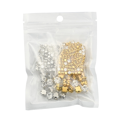 4 Style Sew on Rhinestone KK-FS0001-08-1