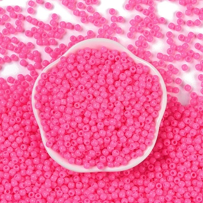 Opaque Acrylic Beads SACR-A007-01A-06-1