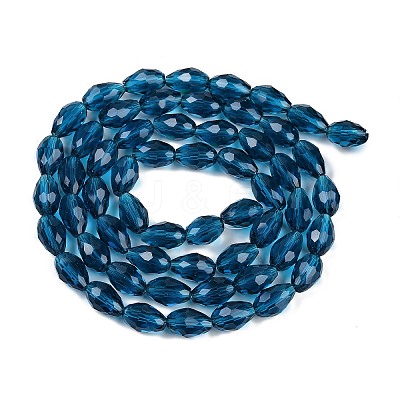 Transparent Glass Beads Strands EGLA-N013-T10mm-D25-1