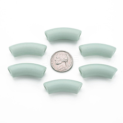 Opaque Acrylic Beads MACR-S372-001B-13-4405-1