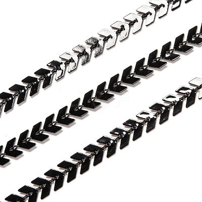 Spray Painted Brass Link Chains CHC-M021-02B-1