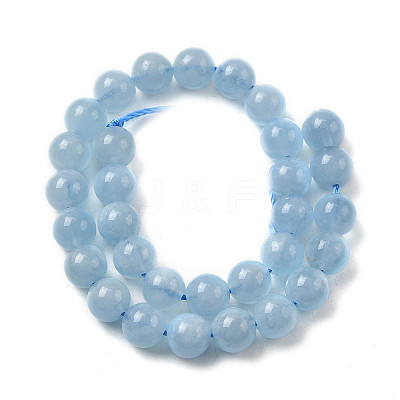 Natural Aquamarine Beads Strands G-D327-C03-6MMA-1