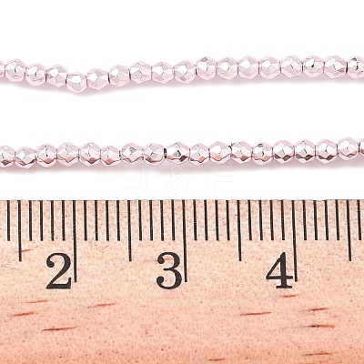 Electroplated Synthetic Non-magnetic Hematite Beads Strands G-A263-E01-01-1