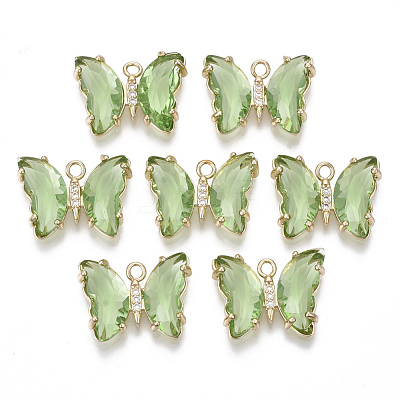 Glass Pendants GLAA-T021-24C-1