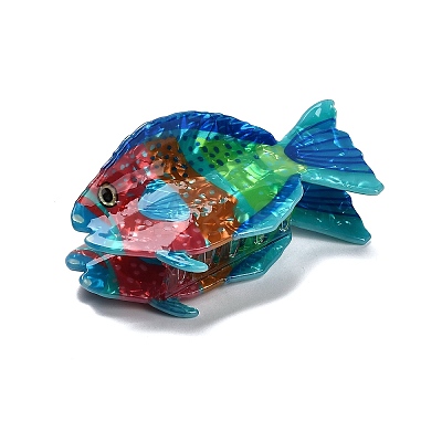 Ocean Theme Acrylic Claw Hair Clips PHAR-P012-B01-1