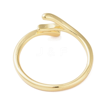 Brass Open Cuff Ring LS-RJEW-R143-01F-G-1
