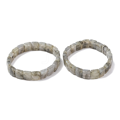 Natural & Synthetic Mixed Gemstone Faceted Beaded Stretch Bracelets for Women BJEW-K251-08-1