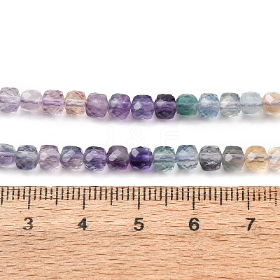 Gradient Color Natural Colorful Fluorite Beads Strands G-NH0001-H01-01-1