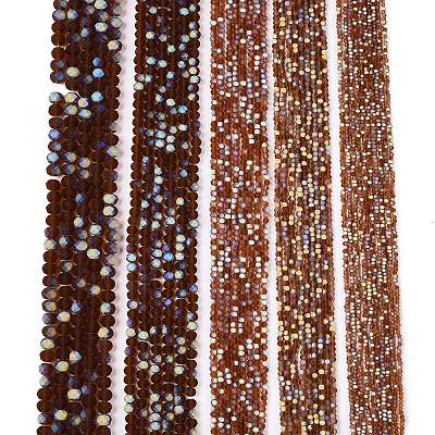 Transparent Glass Beads Strands LS-EGLA-A044-T1mm-MB02-1