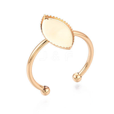 Brass Cuff Ring Findings KK-N276-03E-G-1