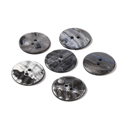 Natural Freshwater Shell Button BSHE-H018-14-1