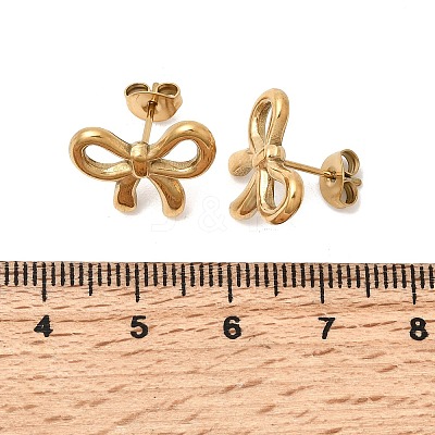 304 Stainless Steel Stud Earrings STAS-B126-13G-1