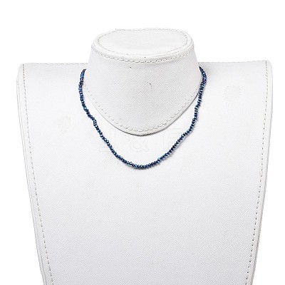 Electroplate Glass Beaded Necklaces NJEW-JN02793-1
