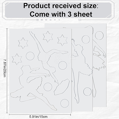 Mirror Acrylic Self Adhesive Wall Decorative AJEW-WH0518-24B-1
