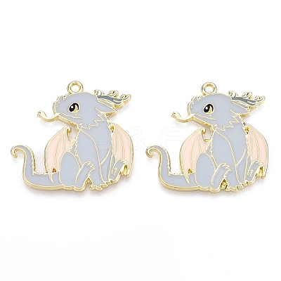 Alloy Enamel Pendants ENAM-A143-10KCG-04-1