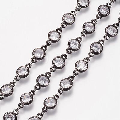 Handmade Glass Beaded Chains AJEW-F026-03B-1