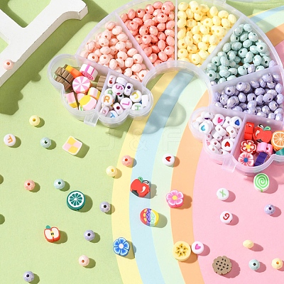 DIY Fruit Bracelet Making Kit DIY-YW0006-64-1