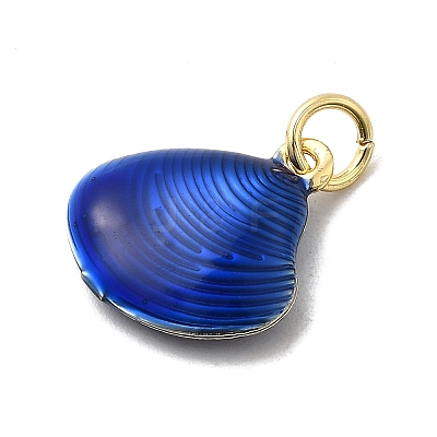 Brass Enamel Charms KK-A268-08G-04-1