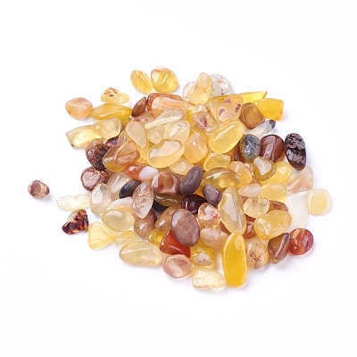 Natural Yellow Agate Beads G-I221-06-1