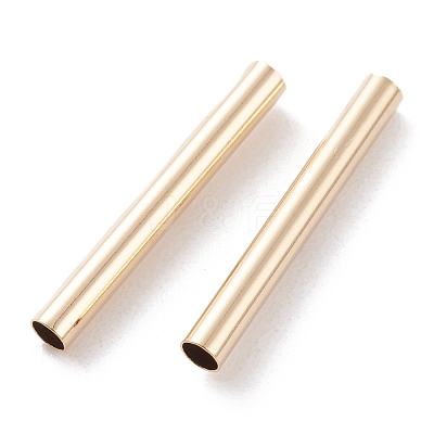 Brass Tube Beads KK-Y003-73G-G-1