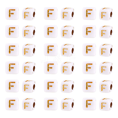 Opaque Acrylic Beads MACR-TAG0001-07F-1