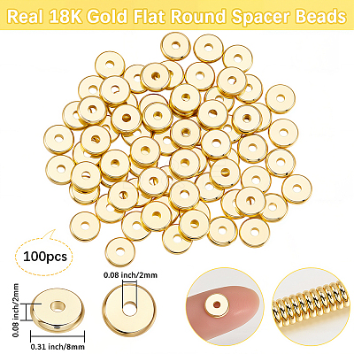 Brass Beads KK-BBC0021-17F-1