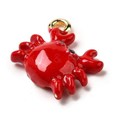 Zinc Alloy Enamel Pendants X-FIND-I044-17B-1-1