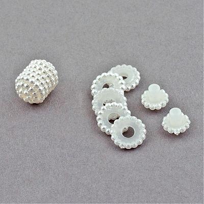 Acrylic Imitation Pearl Beads MACR-S810-02-1