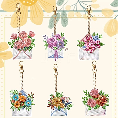 Flower Envelope DIY Pendant Decoration Kit PW-WG51724-01-1