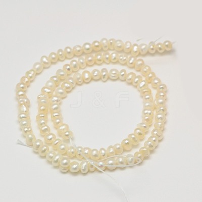 Grade AA Natural Cultured Freshwater Pearl Beads Strands PEAR-L003-C-03-01-X-1
