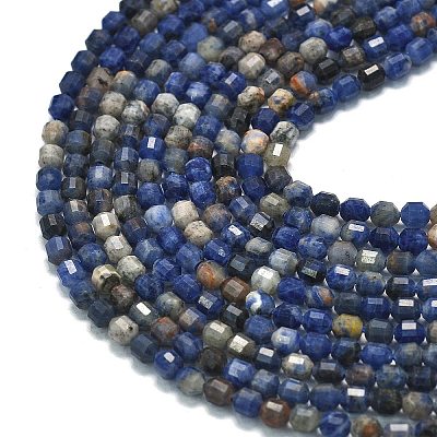 Natural Sodalite Beads Strands G-A260-A19-01-1