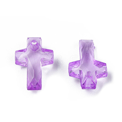 Transparent Acrylic Pendants MACR-S373-130-B05-1