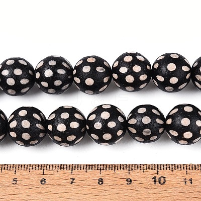 Tibetan Style Natural Agate dZi Beads Strands G-T144-36-1