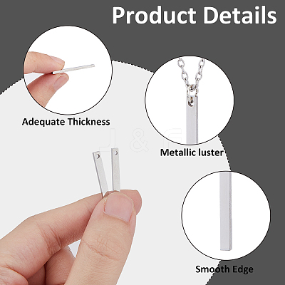 304 Stainless Steel Pendant Necklaces NJEW-FH0001-14A-1