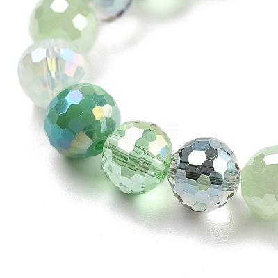 Electroplate Glass Bead Strands GLAA-Z006-01C-1