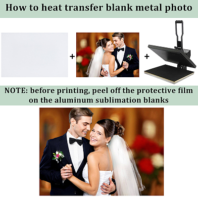 Aluminum Heat Transfer Printing Blanks DIY-CP0013-09B-1