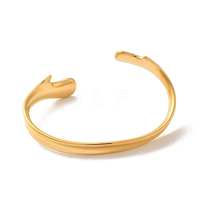 316 Stainless Steel Cuff Bangles BJEW-C053-02G-1