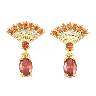 Brass Micro Pave Cubic Zirconia Pendants KK-K340-53G-03-1