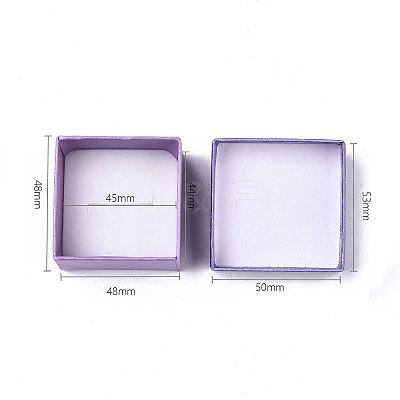 6Pcs Cardboard Ring Boxes CBOX-FS0001-04A-1