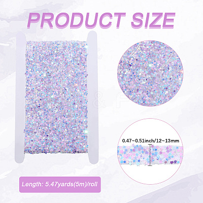 5M Self Adhesive Resin Star Tape DIY-SP0004-56G-1