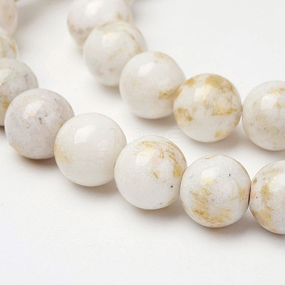 Natural Mashan Jade Beads Strands X-G-P232-01-F-4mm-1
