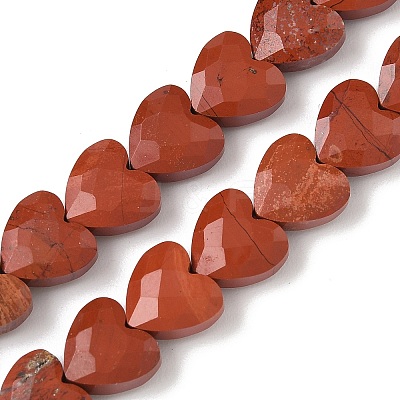 Natural Red Jasper Beads Strands G-D316-B14-1