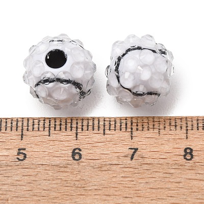 Sports Theme Opaque Acrylic European Beads RB-CBA95A4-04A-05-1