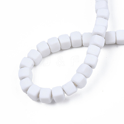 Handmade Polymer Clay Beads Strands CLAY-S092-78O-1