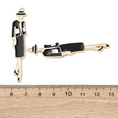 Alloy Enamel Big Pendants ENAM-K076-20A-03-1