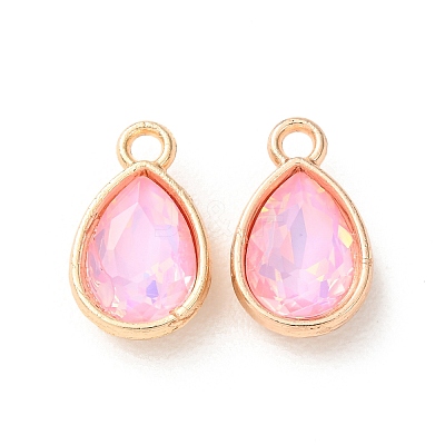 Alloy Glass Pendants GL-CBA7A25-01G-1